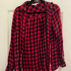 Red and black flannel